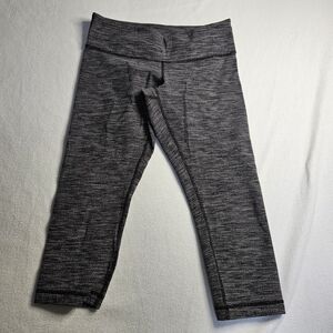 Lululemon‎ Wunder Under Cropped Leggings Dize 8